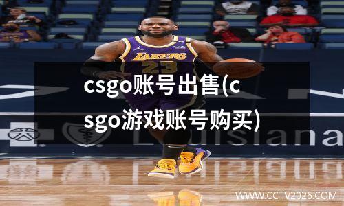 csgo账号出售(csgo游戏账号购买)