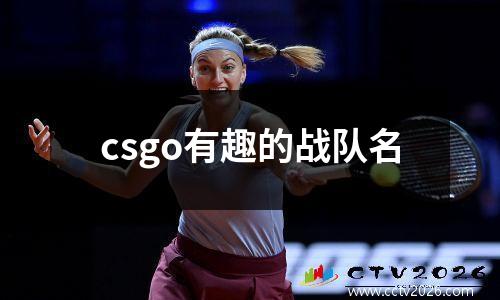 csgo有趣的战队名