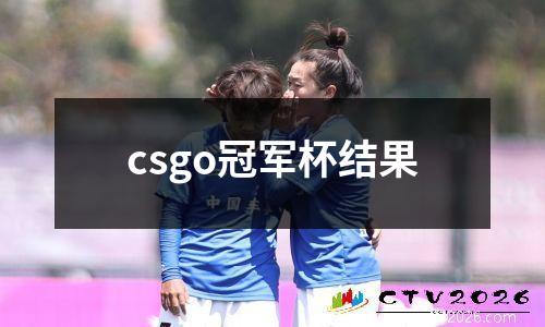 csgo冠军杯结果