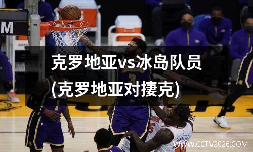克罗地亚vs冰岛队员(克罗地亚对捿克)