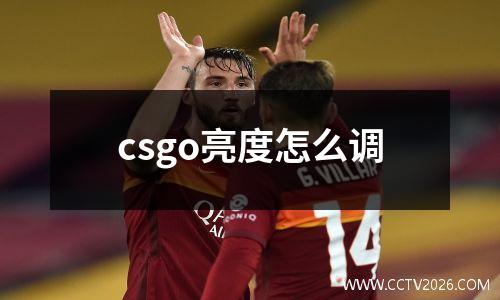 csgo亮度怎么调