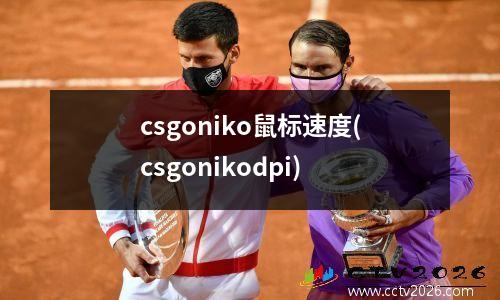 csgoniko鼠标速度(csgonikodpi)