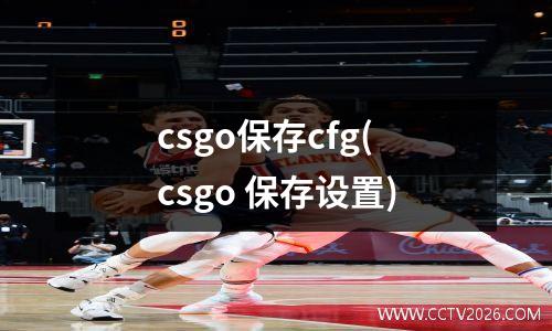csgo保存cfg(csgo 保存设置)