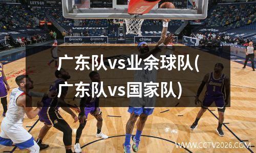 广东队vs业余球队(广东队vs国家队)