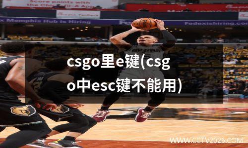 csgo里e键(csgo中esc键不能用)