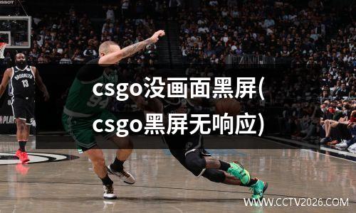 csgo没画面黑屏(csgo黑屏无响应)