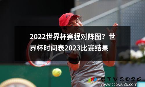 2022世界杯赛程对阵图？世界杯时间表2023比赛结果