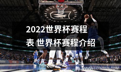 2022世界杯赛程表 世界杯赛程介绍
