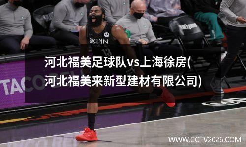 河北福美足球队vs上海徐房(河北福美来新型建材有限公司)