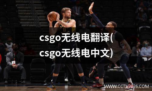 csgo无线电翻译(csgo无线电中文)
