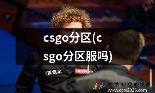csgo分区(csgo分区服吗)