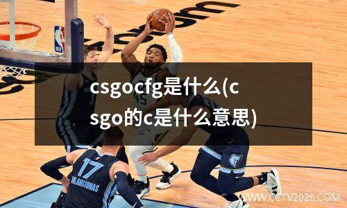 csgocfg是什么(csgo的c是什么意思)