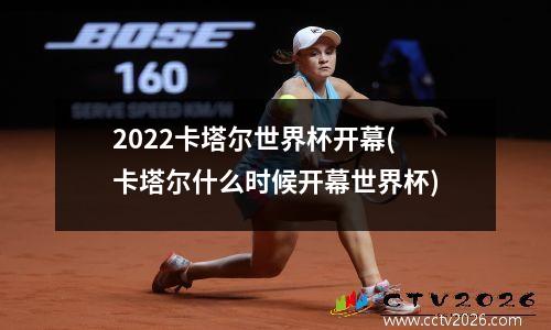 2022卡塔尔世界杯开幕(卡塔尔什么时候开幕世界杯)