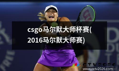 csgo马尔默大师杯赛(2016马尔默大师赛)