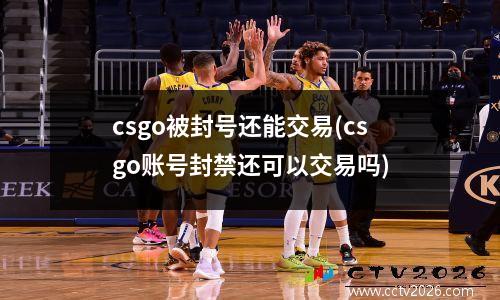 csgo被封号还能交易(csgo账号封禁还可以交易吗)