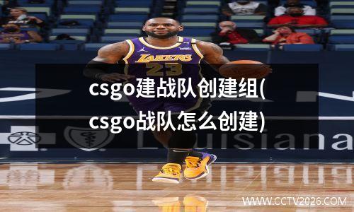 csgo建战队创建组(csgo战队怎么创建)
