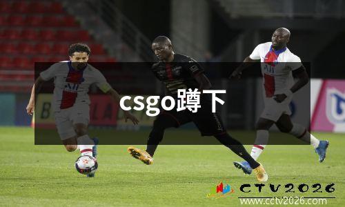 csgo蹲下