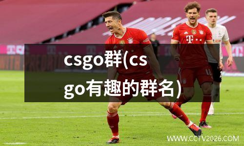 csgo群(csgo有趣的群名)