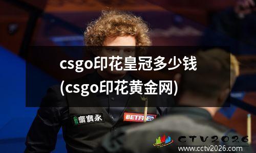 csgo印花皇冠多少钱(csgo印花黄金网)