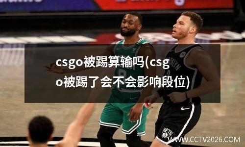 csgo被踢算输吗(csgo被踢了会不会影响段位)