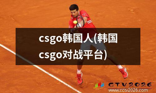 csgo韩国人(韩国csgo对战平台)