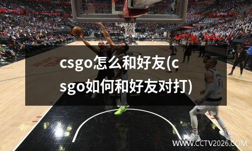 csgo怎么和好友(csgo如何和好友对打)