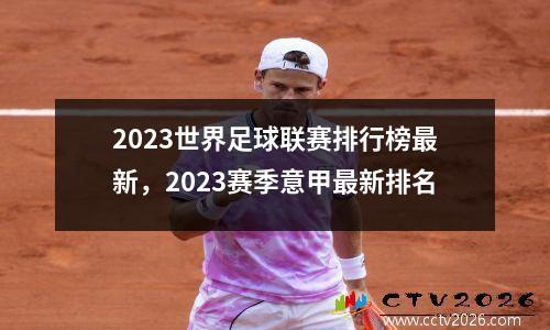 2023世界足球联赛排行榜最新，2023赛季意甲最新排名