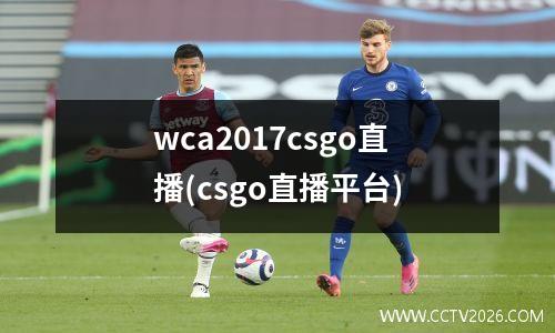 wca2017csgo直播(csgo直播平台)