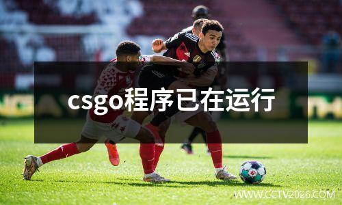csgo程序已在运行