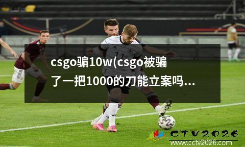 csgo骗10w(csgo被骗了一把1000的刀能立案吗)