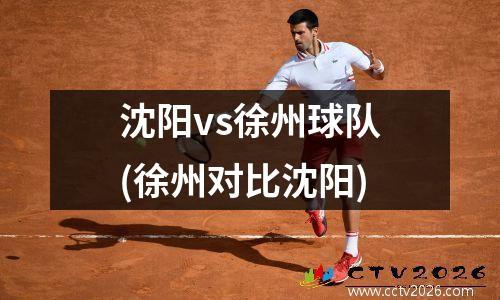沈阳vs徐州球队(徐州对比沈阳)