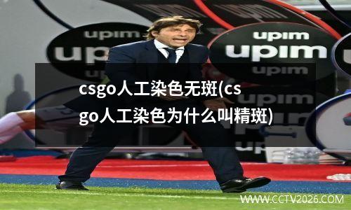 csgo人工染色无斑(csgo人工染色为什么叫精斑)