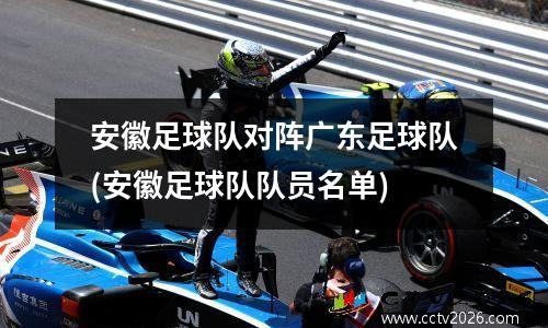 安徽足球队对阵广东足球队(安徽足球队队员名单)