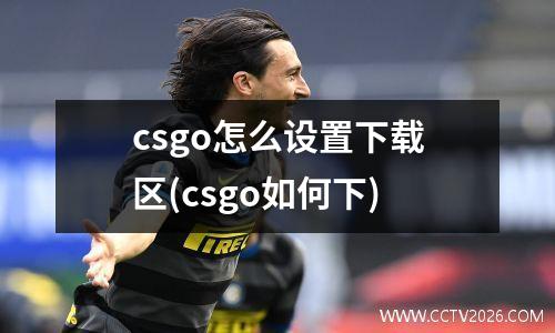 csgo怎么设置下载区(csgo如何下)
