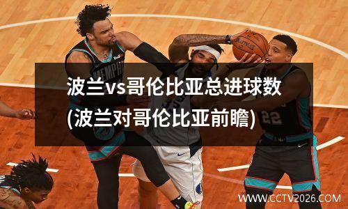 波兰vs哥伦比亚总进球数(波兰对哥伦比亚前瞻)
