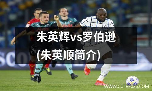 朱英辉vs罗伯逊(朱英顺简介)