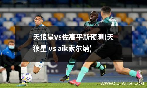 天狼星vs佐高平斯预测(天狼星 vs aik索尔纳)
