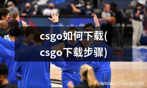 csgo如何下载(csgo下载步骤)
