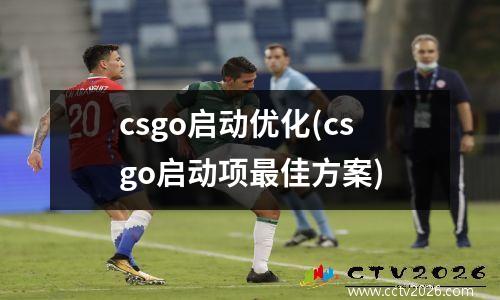 csgo启动优化(csgo启动项最佳方案)