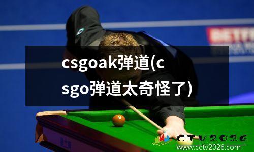 csgoak弹道(csgo弹道太奇怪了)