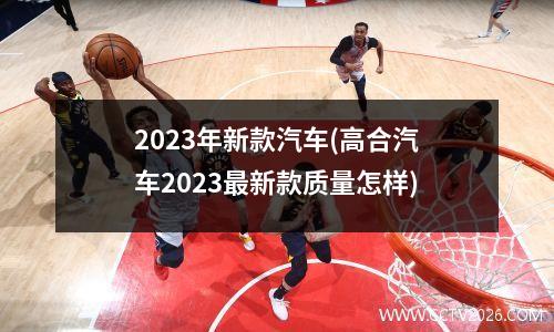 2023年新款汽车(高合汽车2023最新款质量怎样)