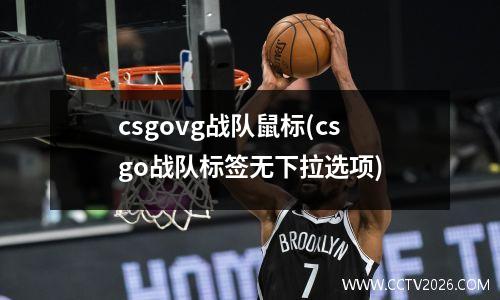 csgovg战队鼠标(csgo战队标签无下拉选项)
