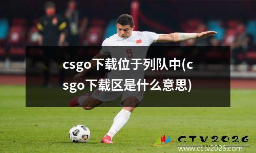csgo下载位于列队中(csgo下载区是什么意思)