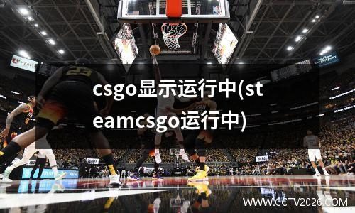 csgo显示运行中(steamcsgo运行中)