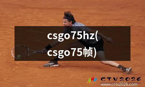 csgo75hz(csgo75帧)