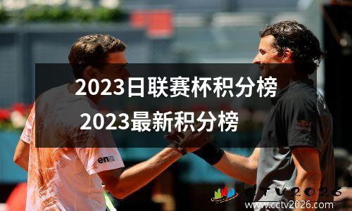 2023日联赛杯积分榜 2023最新积分榜