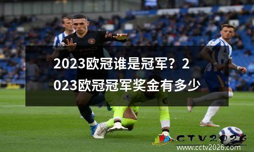 2023欧冠谁是冠军？2023欧冠冠军奖金有多少