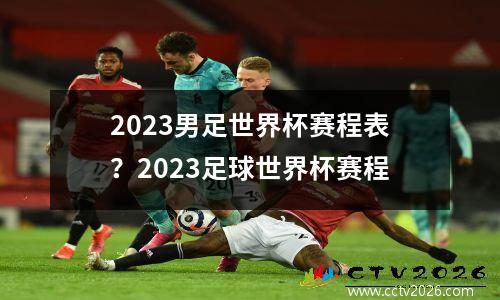 2023男足世界杯赛程表？2023足球世界杯赛程