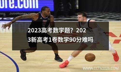 2023高考数学题？2023新高考1卷数学90分难吗