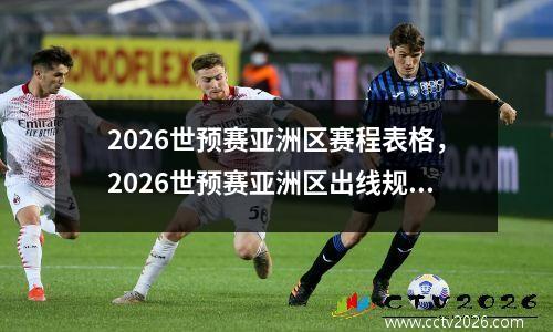 2026世预赛亚洲区赛程表格，2026世预赛亚洲区出线规则